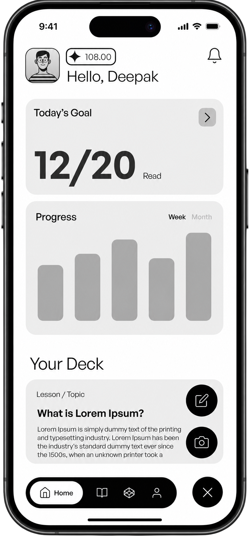 Reviso AI flashcard study app with spaced repetition and progress tracking dashboard